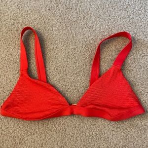 Vitamin A Red Bikini Top